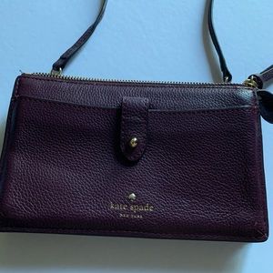 NWOT, Burgundy Kate Spade Purse. Lovely rich color!!